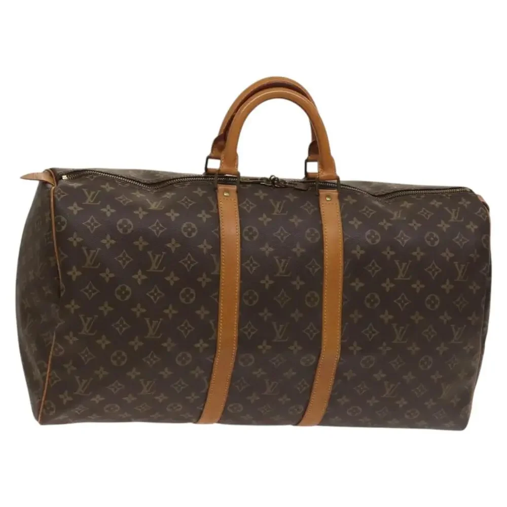 LOUIS VUITTON Monogram Keepall 55 Boston Bag M41424 - Picture 1 of 16